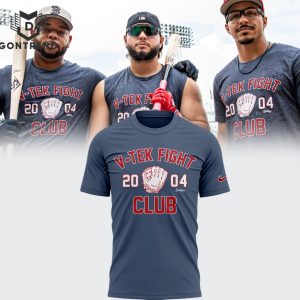 2024 V-Teck Fight Club Boston Red Sox Design 3D T-Shirt