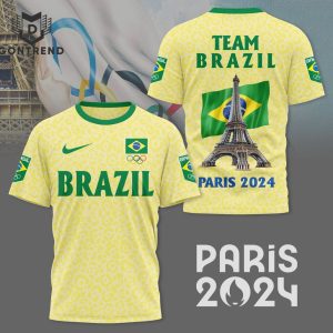 Olympic Paris 2024 Team Brazil 3D T-Shirt