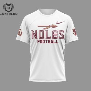 Florida State Seminoles Fear The Spear 3D T-Shirt – White