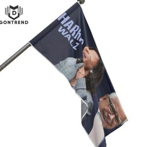 Harris Walz Campaign Flag