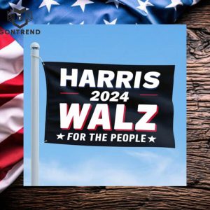 Harris Walz 2024 Flag, For The People, Vote Harris Walz, Vice President Tim Walz, President Kamala Harris Flags