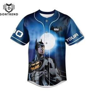 Personalized Batman Caped Crusader Baseball Jersey