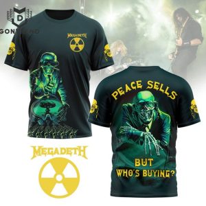 Megadeth Destruction All Enemies Design 3D T-Shirt