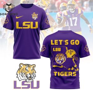 LSU Tigers Football – Let Go LSU Tigers 3D T-Shirt