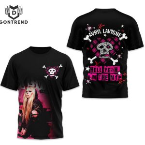 Avril Lavigne Queen Of Pop Punk – See You Later Boy Design 3D T-Shirt