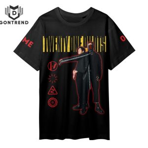 Personalized Twenty One Pilots Wanted Dead Or Alive 3D T-Shirt