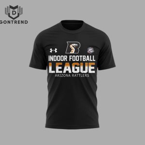 Indoor Football League Arizona Rattlers 2024 3D T-Shirt – Black