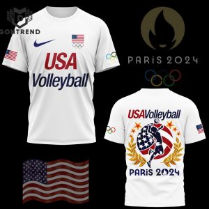 USA Volleyball Olympic Paris 2024 Design 3D T-Shirt