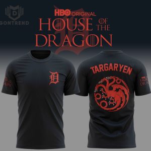 House Of The Dragon Targaryens x Detroit Tigers 3D T-Shirt