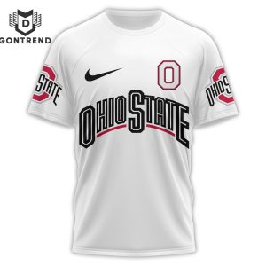 Ohio State Buckeyes Go Go Bucks 3D T-Shirt – White