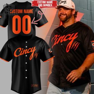 Personalized Cincy Cincinnati Bengals Baseball Jersey