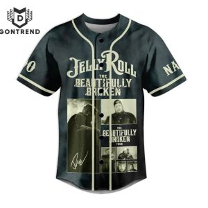 Personalized Jelly Roll The Beautifully Broken Tour Baseball Jersey