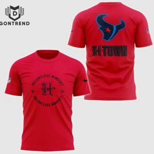 Houston Texans Relentless Mindset 3D T-Shirt