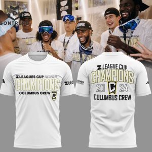 Leagues Cup Champions 2024 Columbus Crew 3D T-Shirt – White