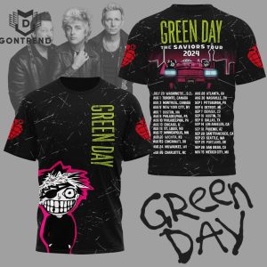 Green Day The Saviors Tour 3D T-Shirt