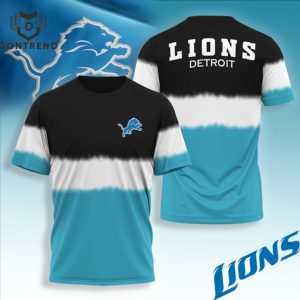 2024 Detroit Lions Football Design 3D T-Shirt