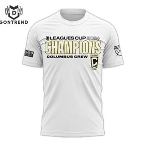 Columbus Crew Crowned Champions Of Leagues Cup 2024 3D T-Shirt