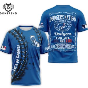 2024 Los Angeles Dodgers NL West Champs 3D T-Shirt