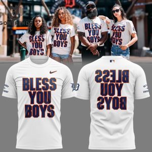 Detroit Tigers Bless You Boys 3D T-Shirt