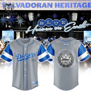 Los Angeles Dodgers Blue Heaven On Earth Baseball Jersey