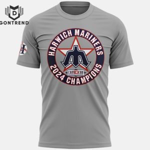 Harwich Mariners 2024 CCBL Champions Design 3D T-Shirt