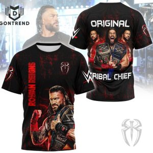 Tribal Chief Head Of The Table – Roman Reigns 3D T-Shirt