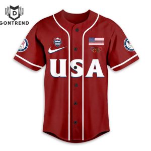 Olympic Paris 2024 Team USA Women National Design Baseball Jersey