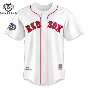 David Ortiz Boston Red Sox Autographed Mitchell and Ness 2004 Cooperstown Baseball Jersey