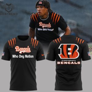 Cincinnati Bengals Who Dey Nation 3D T-Shirt