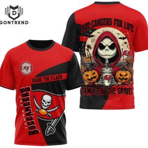 Tampa Bay Buccaneers Raise The Flags 3D T-Shirt