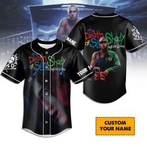 Personalized Eminem The Death Of Slim Shady Coup De Grace Baseball Jersey