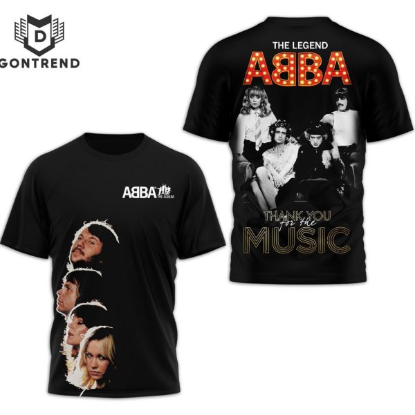 ABBA The Legend Thank You For The Music 3D T-Shirt