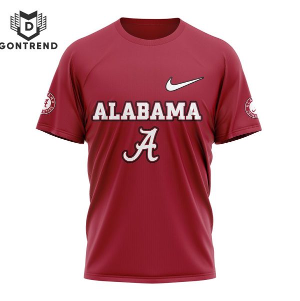 Alabama Crimson Tide Football Logo 3D T-Shirt