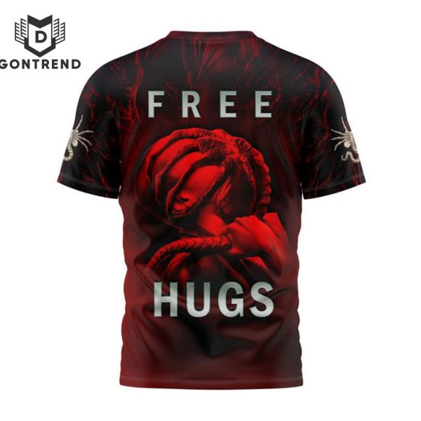 Alien Romulus Free Hugs Design 3D T-Shirt