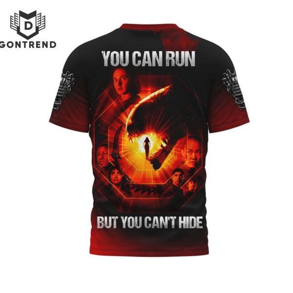 Alien Romulus You Can Run But You Cant Hide 3D T-Shirt