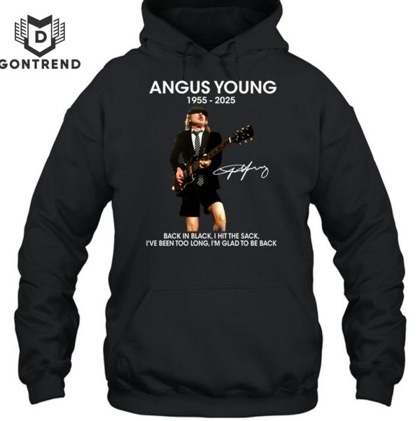 Angus Young 1955-2025 Signature – Back In Back I Hit The Sack Design Unisex T-Shirt