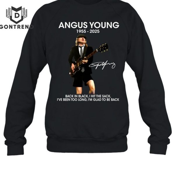 Angus Young 1955-2025 Signature – Back In Back I Hit The Sack Design Unisex T-Shirt