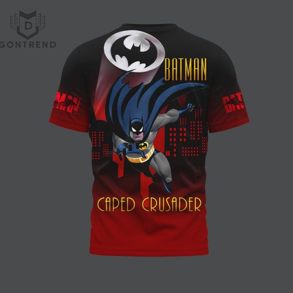 Batman Caped Crusader Design 3D T-Shirt