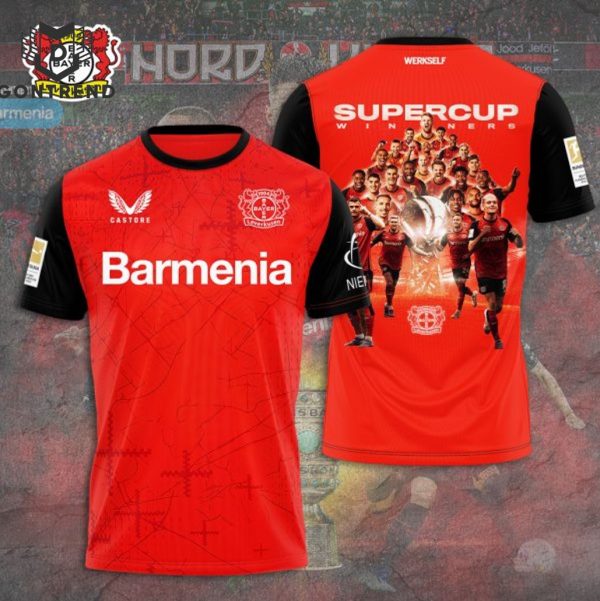 Bayer 04 Leverkusen Supercup Winner 3D T-Shirt