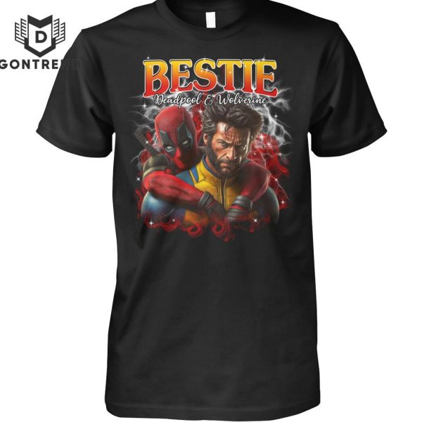 Bestie Deadpool And Wolverine Unisex T-Shirt