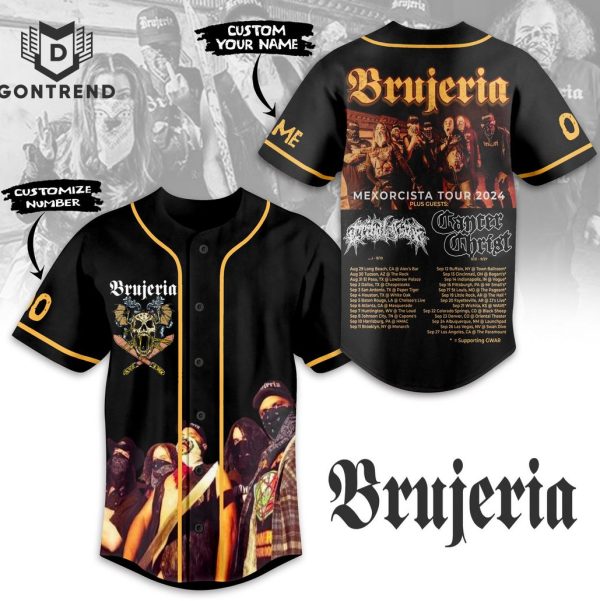 Brujeria – Mexorcista Tour 2024 Baseball Jersey