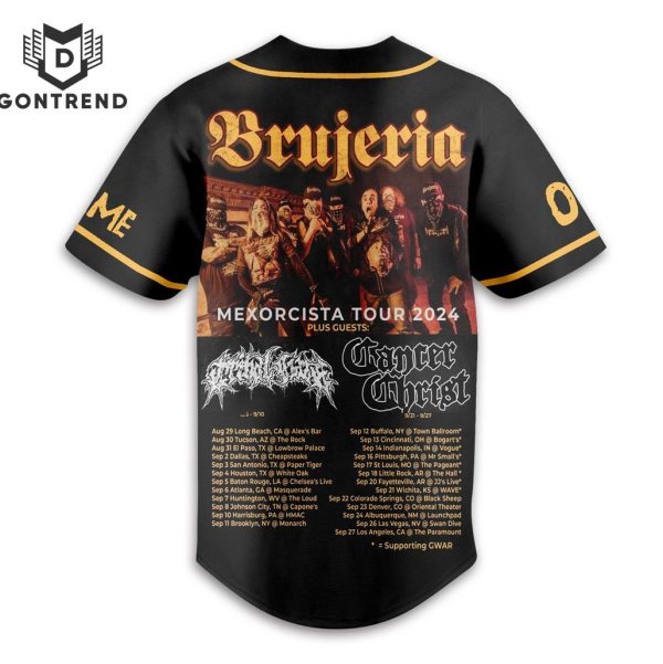 Brujeria – Mexorcista Tour 2024 Baseball Jersey