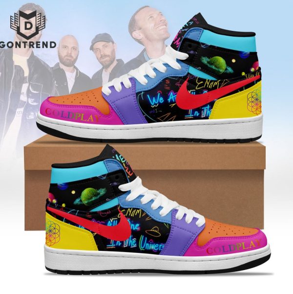 Coldplay A Head Full Of Dreams Air Jordan 1 High Top