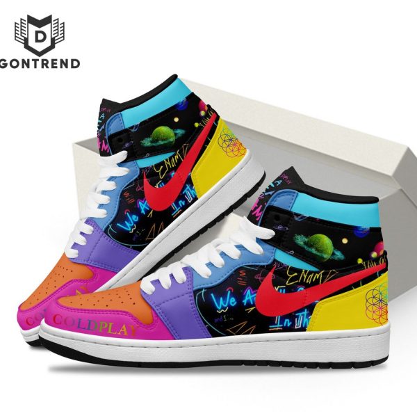 Coldplay A Head Full Of Dreams Air Jordan 1 High Top