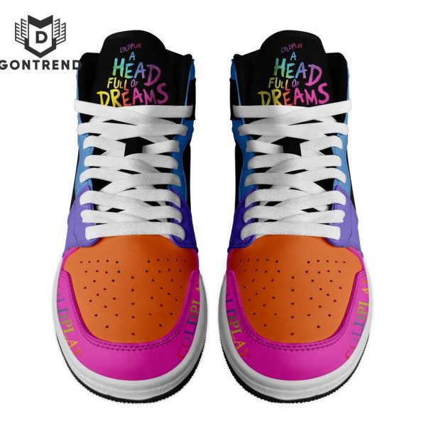 Coldplay A Head Full Of Dreams Air Jordan 1 High Top