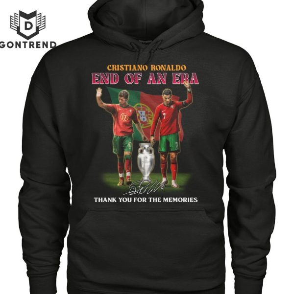 Cristiano Ronaldo End Of An Era Signature Thank You For The Memories Unisex T-Shirt