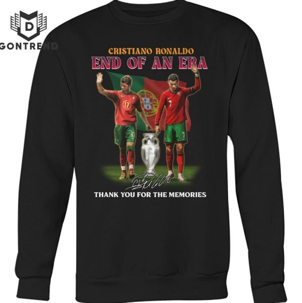 Cristiano Ronaldo End Of An Era Signature Thank You For The Memories Unisex T-Shirt