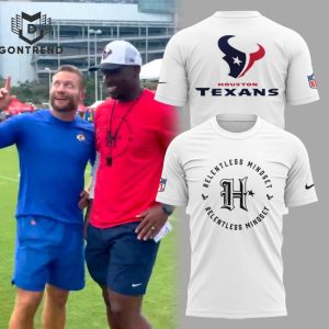 Houston Texans Relentless Mindset 3D T-Shirt – White