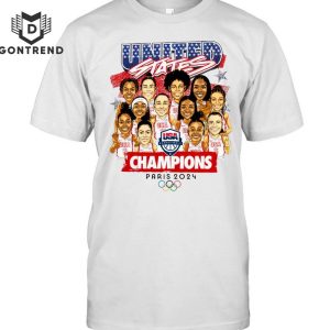 USA Women Basketball Champions Paris 2024 Design Unisex T-Shirt