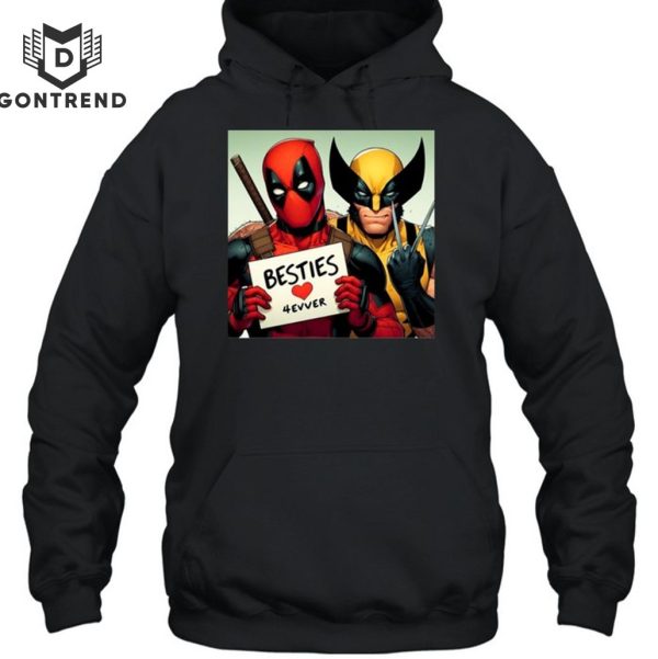 Deadpool And Wolverine Besties 4ever Unisex T-Shirt